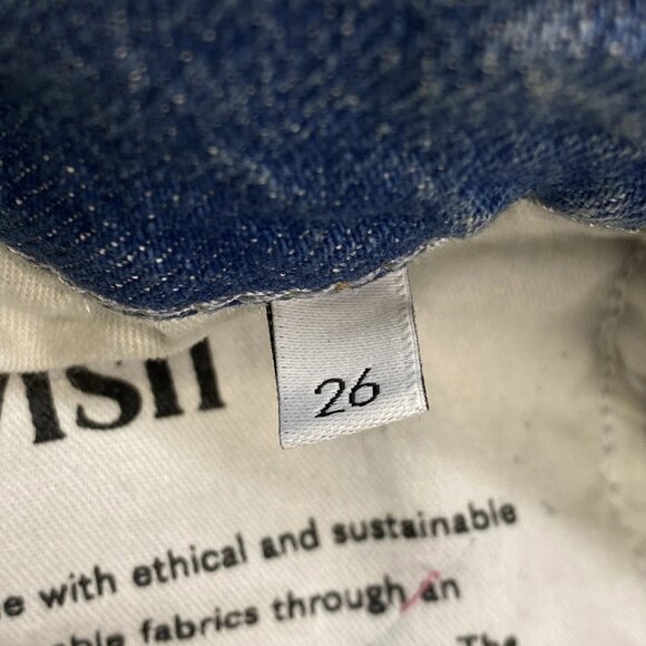 Boyish Women's The Tommy High Rise Stretch Jean Eternal Sunshine Blue Size 26 - Picture 6 of 12